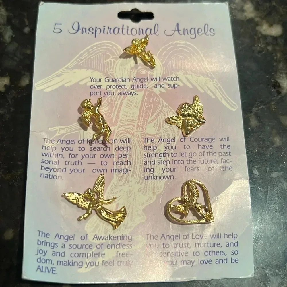 Vintage Inspirational pin set 😇